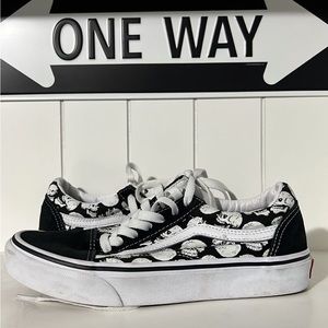 Vans Old Skool glow in the dark skulls